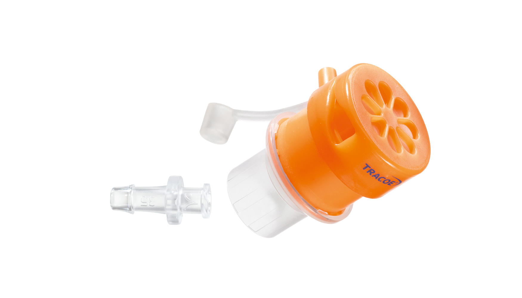 tracoe-phonassist-to-c-650-transparent Tracoe Phon Assist I orange Sprechventil mit integriertem Sauerstoffanschluss